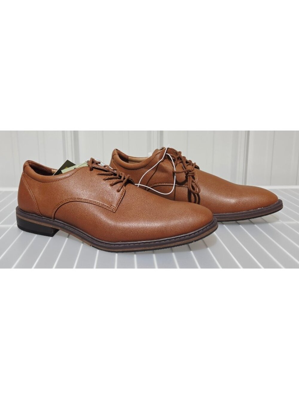 Goodfellow Leo Rich Brown Pointed Toe Oxfords Casual Dress Shoes -- Men's Size 7